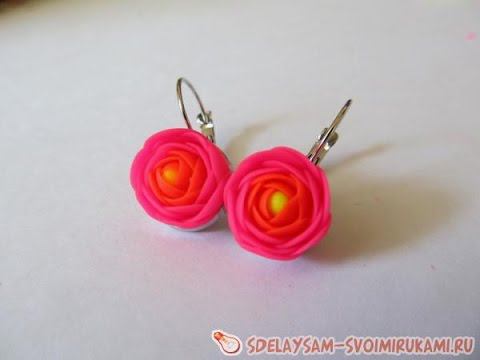 Как сделать сережки-лютики смотреть онлайн