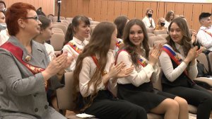 Торжественная линейка 9 В класса 2021 МБОУ «СШ №15» (Баяндиной А.В.)