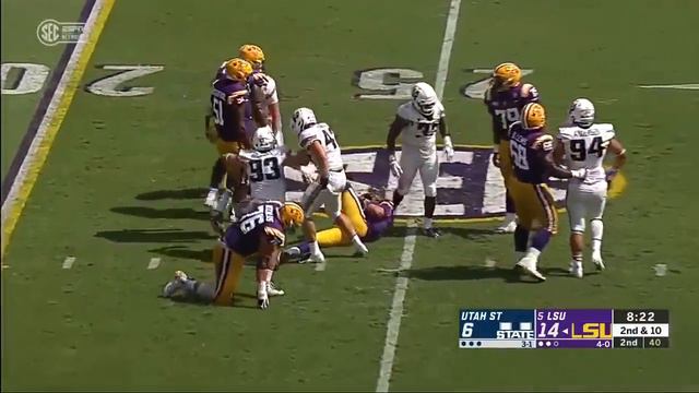 Utah State vs #5 LSU Week 6 College Football Highlights 2019 смотреть онлайн