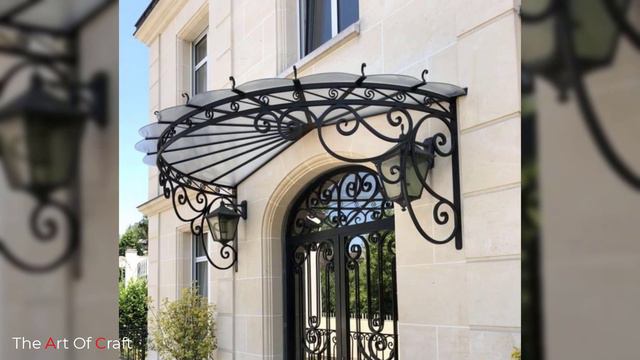 Metal Modern awning ideas / front door , window canopy ideas смотреть онлайн