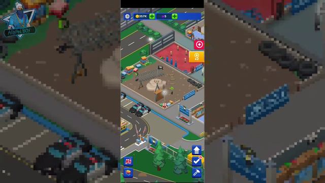 Idle Swat Academy Tycoon Unlimited Money X999 Max Level🚓enjoy #mobilegameplay #tycoongames