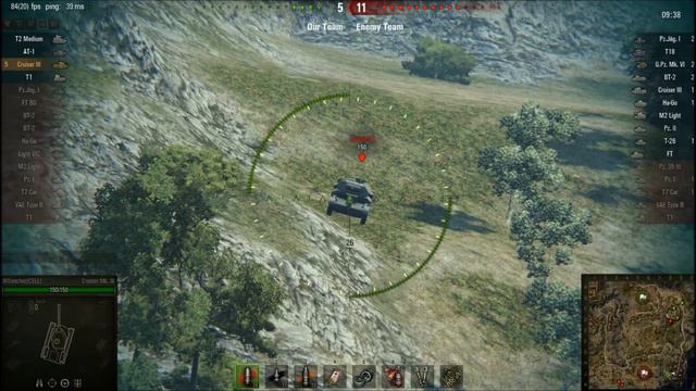 World of Tanks - Cruiser Mk. III - 15 Frags смотреть онлайн