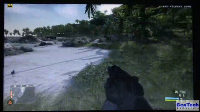 Crysis demo on Asus N61JQ notebook, Core i7, ATI HD5730 смотреть онлайн