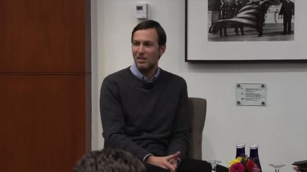 Middle East Dialogues - A Conversation with Jared Kushner