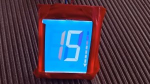 Табло КМЗ в морозе -22С