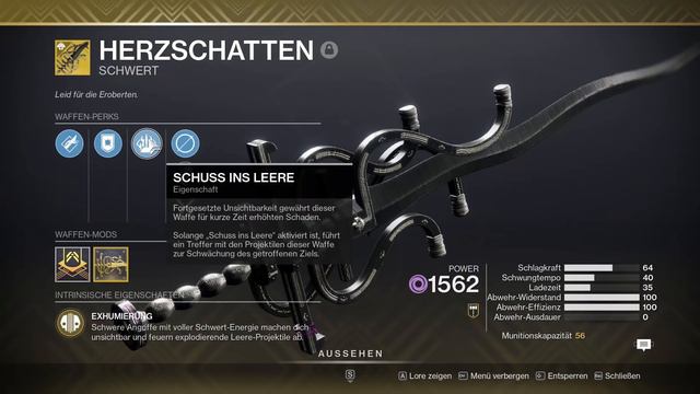 Destiny 2 Exo Schwert Herzschatten Review (Deutsch/German) смотреть онлайн