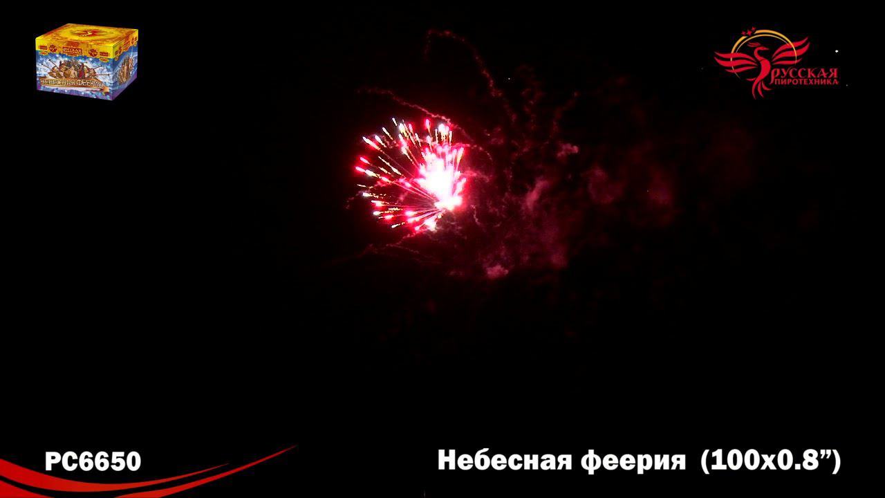 РС6650 Салют "Небесная феерия" (0,8"х100) 1/4/1 смотреть онлайн
