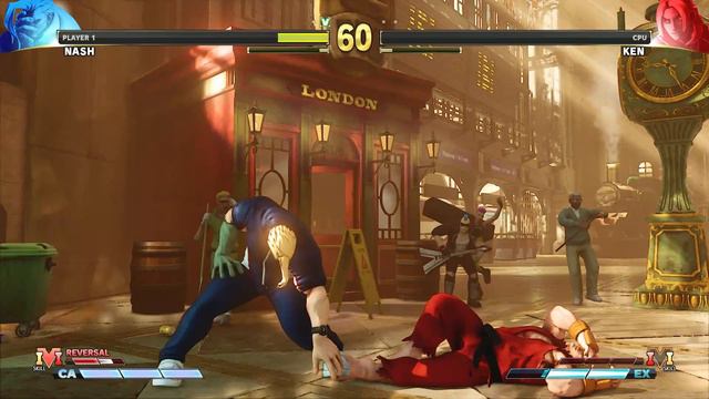 Nash vs Ken (Hardest AI) - Street Fighter V смотреть онлайн