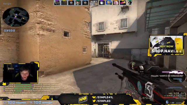 CS:GO - S1mple Plays FPL On Dust 2 * 69 Kills *