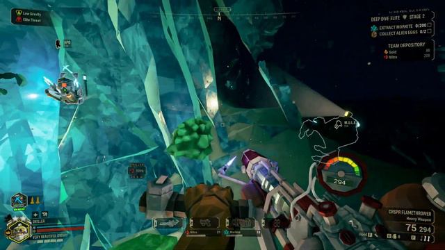 Deep Rock Galactic - Driller Solo Elite Deep Dive "Frightened Reserve" Gameplay смотреть онлайн