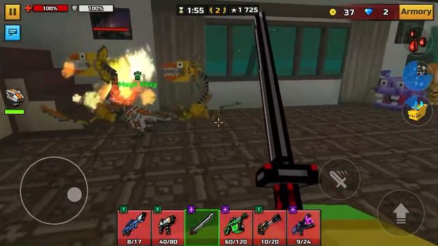 Co-op survival terrifying Resort in Pixel guns 3-D смотреть онлайн