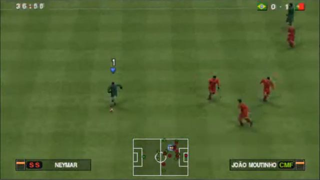 brasil e portugal psp pes Pro Evolution Soccer 2014 teve gol Cristiano Ronaldo смотреть онлайн