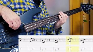 Sting  -  Seven Days Bass  Cover  with TAB