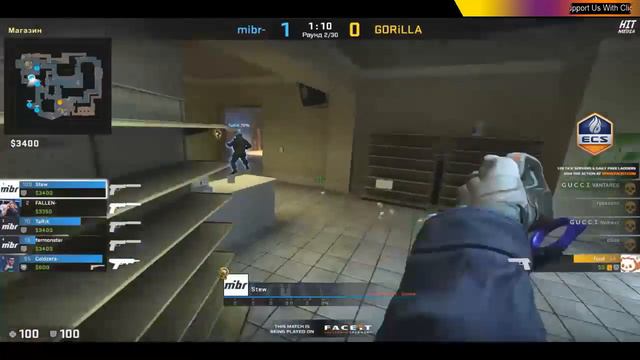LIVE CSGO : MIBR VS GORILLA GANG | ECS SEASON 6 NORTH AMERICA смотреть онлайн