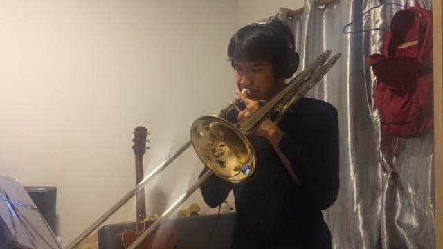 Henri Tomasi trombone concerto 3rd mvt - Watthikorn Dipprakon смотреть онлайн