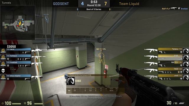 CSGO: POV Liquid EliGE vs GODSENT (30/15) nuke @ StarSeries i-League Season 5 смотреть онлайн