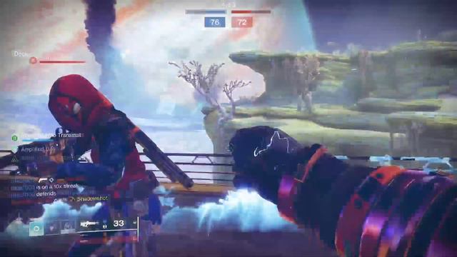Trying out my new crafted syncopation-53 Pulse Rifle In crucible Guardian games memento Destiny 2 смотреть онлайн