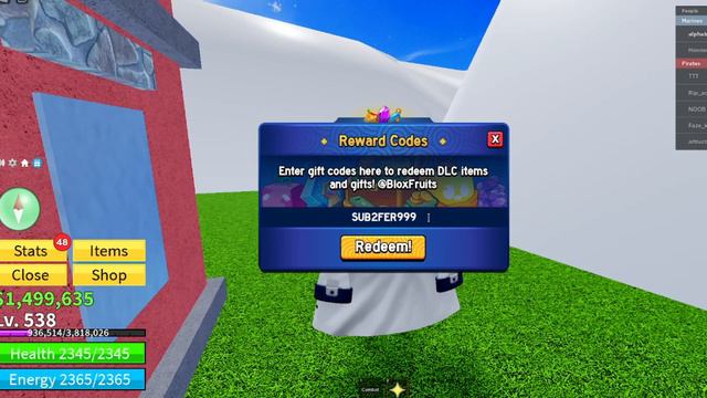 *NEW* ALL WORKING CODES FOR BLOX FRUITS IN MARCH 2024! ROBLOX BLOX FRUITS CODES