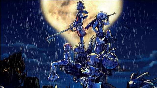 Kingdom Hearts • Relaxing Music + Rainstorm Sounds 🎧 #tenpers