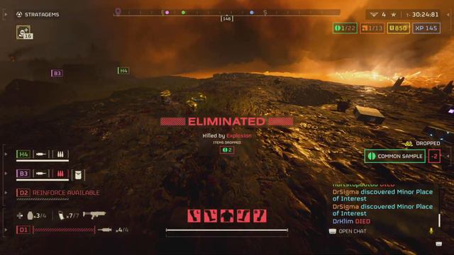 HELLDIVERS 2 UNREAL 500m stray strikes hellbomb near a couple sorry bastrds смотреть онлайн