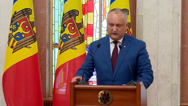Встреча Президента Молдовы И.Додона и вице-премьера России Д.Козака. Брифинг. смотреть онлайн
