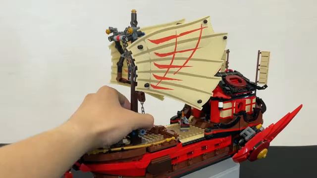 Non-lego bricks Fake lego X19007 Ninjago Destiny's Bounty 71705 смотреть онлайн