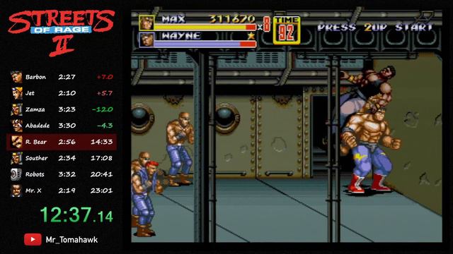 SOLO: Max Normal Speedrun 23:06 (Streets of Rage 2) смотреть онлайн