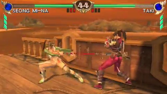 Namco Bandai: Soulcalibur: Broken Destiny [PSP] - Seong Mi-Na vs Taki - July.03.2009 смотреть онлайн