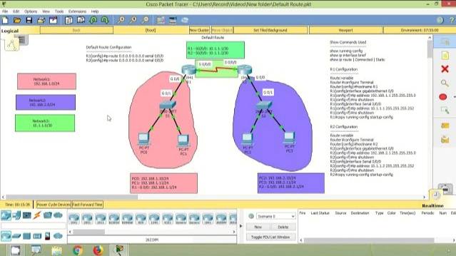 Configure IPv4 Default Routes in Packet Tracer | CISCO Certification смотреть онлайн