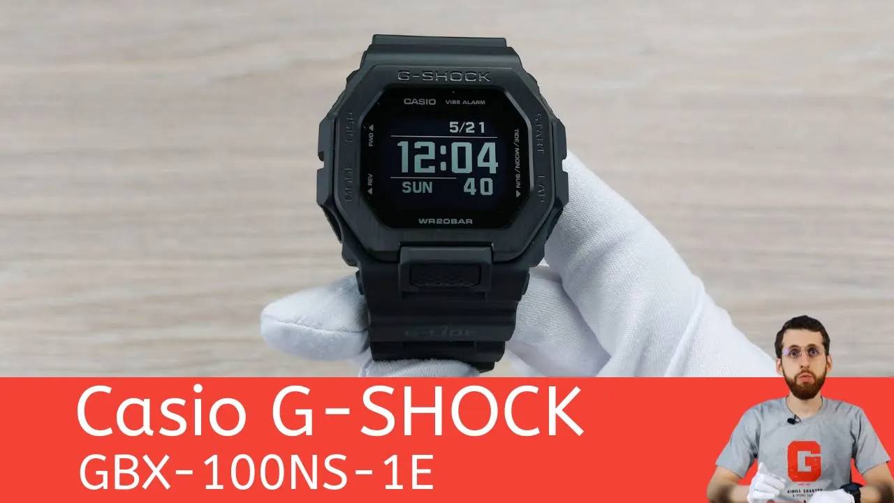 Сёрферский чёрный / Casio G-SHOCK GBX-100NS-1E
