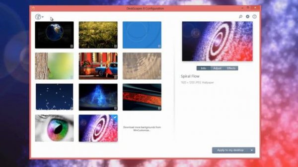 Deskscapes for Windows 8