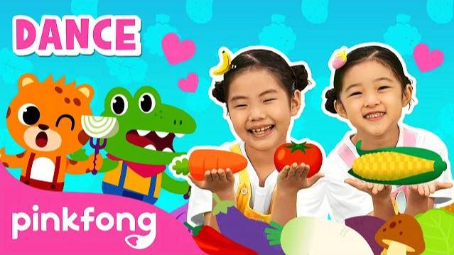 A Healthy Meal | Dance Along | Kids Rhymes | Let's Dance Together! | Pinkfong Songs смотреть онлайн