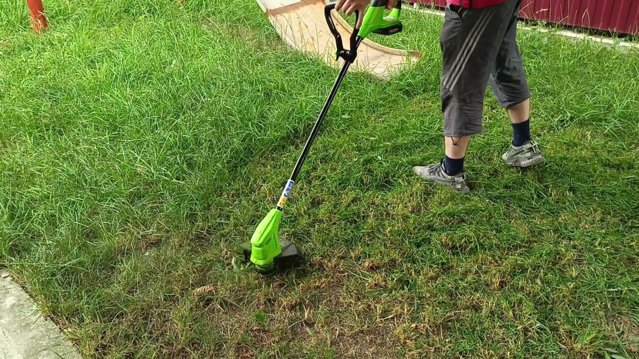 Обзор триммера Greenworks G24LT25K2 — лёгкий путь к ухоженному саду и палисаднику смотреть онлайн