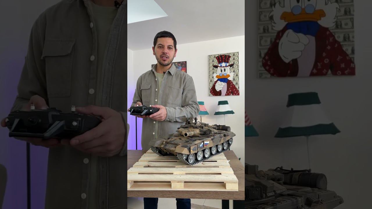 Радиоуправляемый танк Heng Long Т-90 Pro V7.0 1:16 RTR — 3938-1PRO V7.0. Для заказа cars-kids.com смотреть онлайн