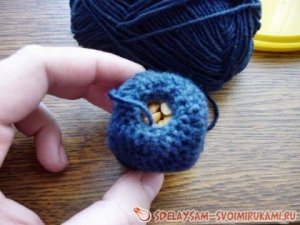 Как связать мячик для игры в сокс