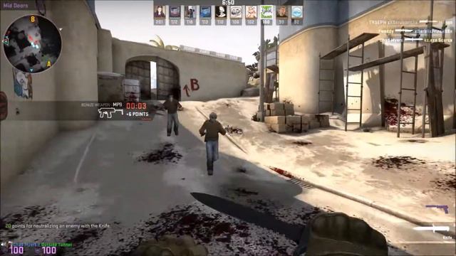 Cs:Go Funny Moments I No kill server, Knife Battle, And a man turning into his final form смотреть онлайн
