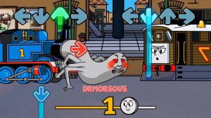 FNF Thomas the Tank & Cursed Thomas VS OLD Thomas Railway - Friday Night Funkin'