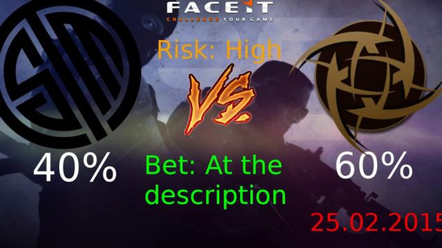 CS:GO BETTING PREDICTIONS | TSM vs NiP | 25.02.2015 смотреть онлайн