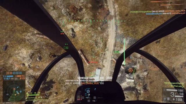 Fighting For The Border - Battlefield 4 Attack Chopper Tow montage смотреть онлайн