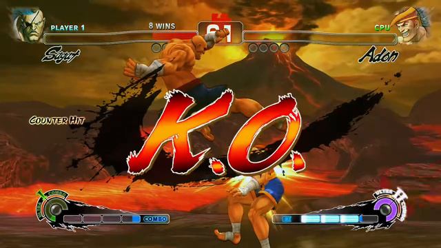 Super Street Fighter 4 Arcade Edition: Sagat Vs Adon (Japanese) смотреть онлайн