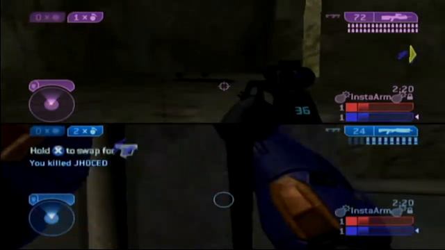 Original Xbox Halo 2 [XLink Kai]: Single Bomb Assault [Zanzibar / Split-Screen] смотреть онлайн