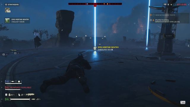 HELLDIVERS 2 Successful Civilian Extract on Helldive (Max) Difficulty vs Automatons смотреть онлайн