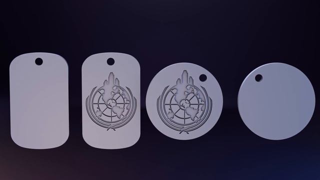 Helldivers keychain | Preview in Blender 3d смотреть онлайн