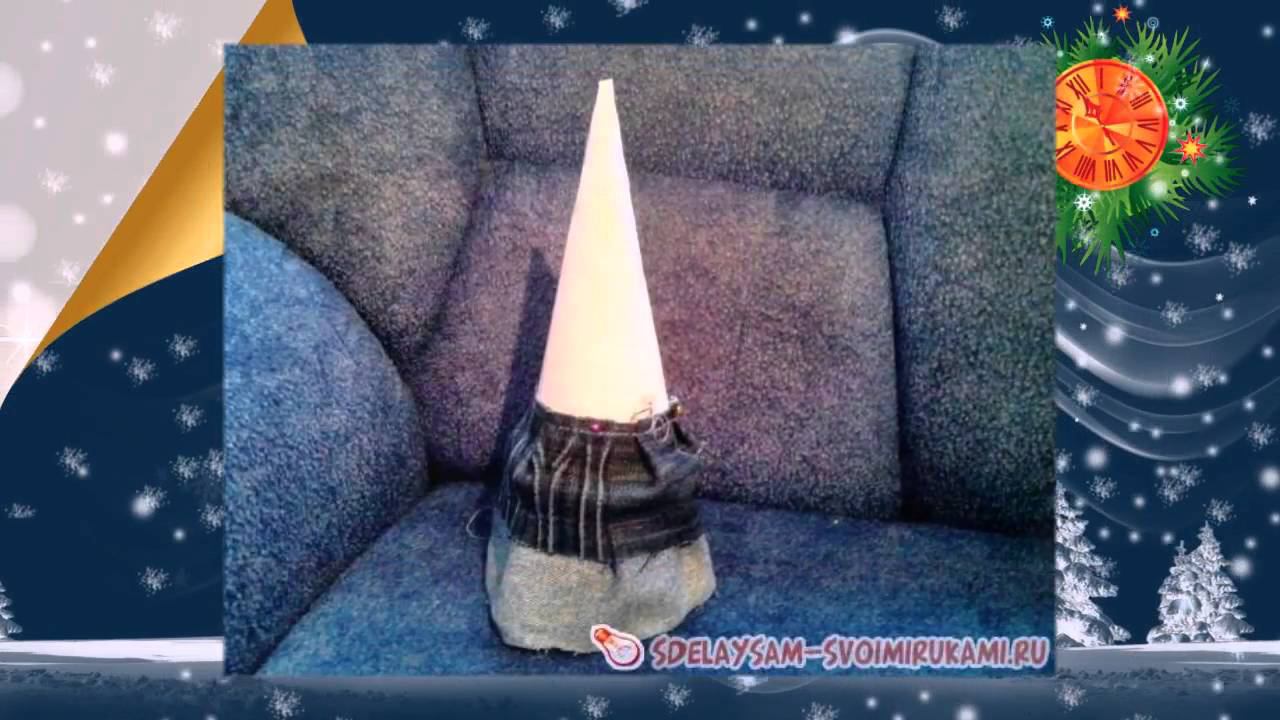 Из чего можно сделать елку??? смотреть онлайн