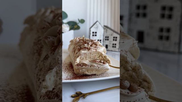 Готовим кофейный рулет😍 смотреть онлайн