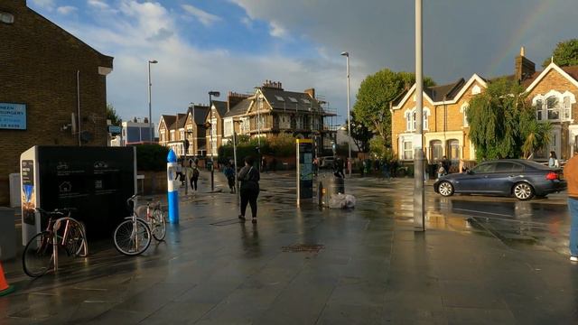 BUSY RAINY EVENING IN LEYTON EAST LONDON 4K WALK смотреть онлайн