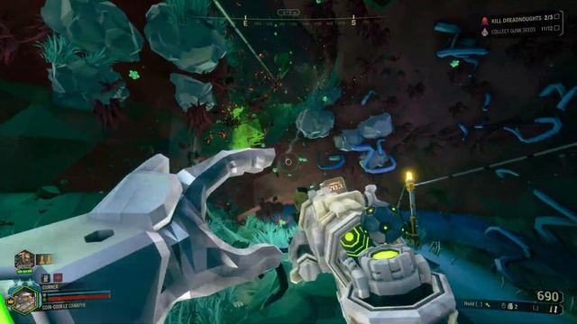 Deep Rock Galactic 3 minutes of satisfying Necro-Thermal Catalyst explosions from Armskore Coil Gun смотреть онлайн