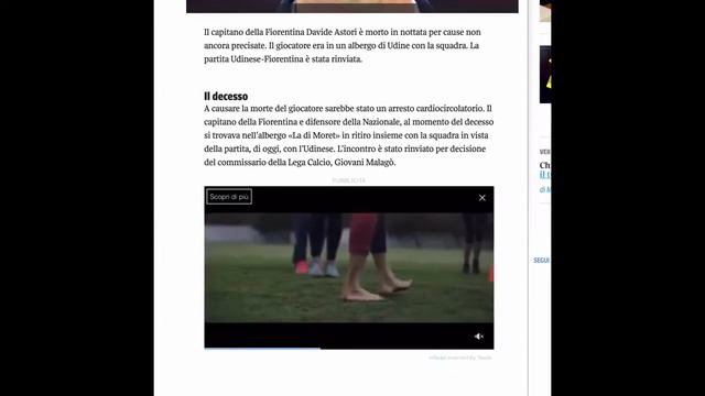 Davide Astori Dead 😢😢😢😢😢 смотреть онлайн