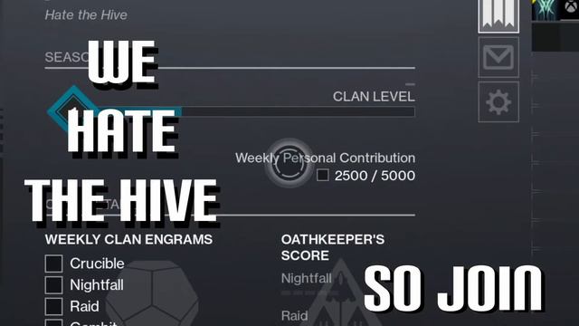 JOIN MY CLAN (pls) ~ Destiny 2 смотреть онлайн