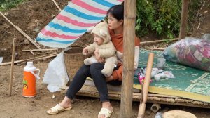 17 Year Old Single Mother - Designing a Wooden House - Building a New House - Building a New Life